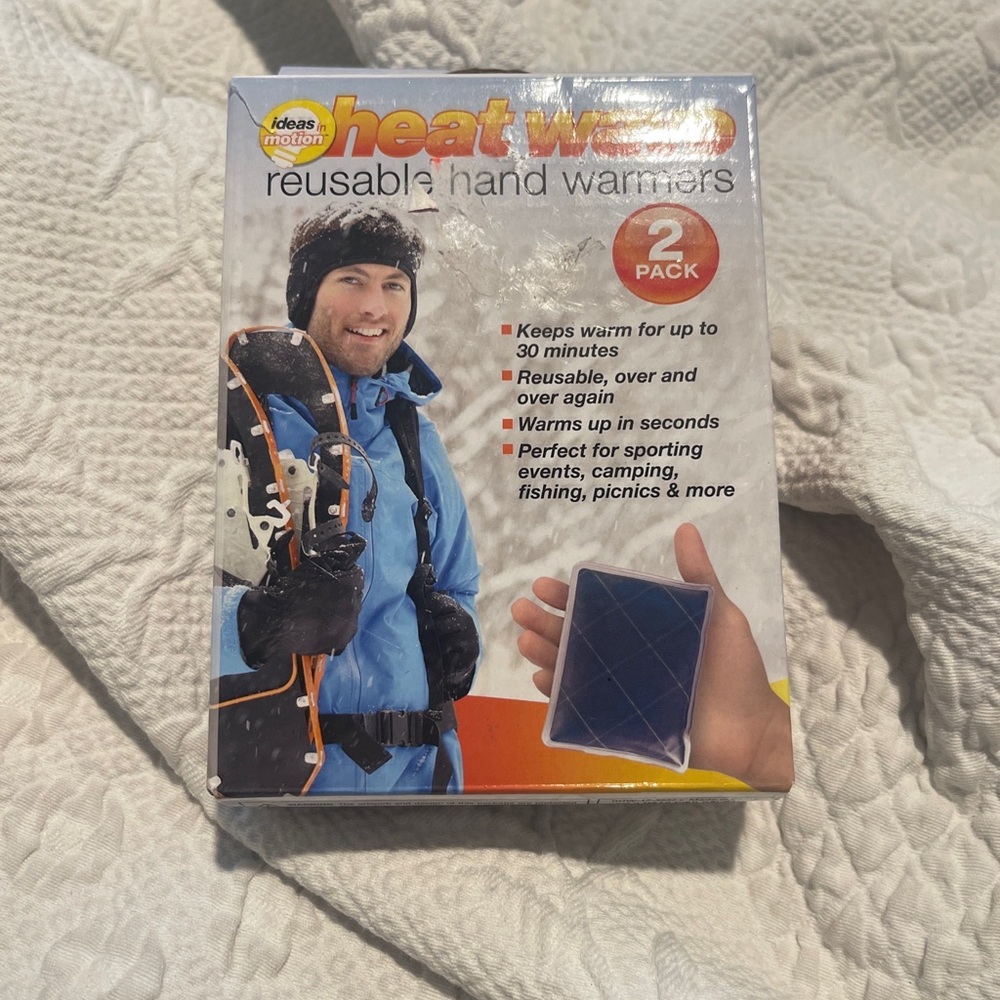 Ideas In Motion Reusable Hand Warmers 2 Pack New in original box
